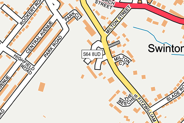 S64 8UD map - OS OpenMap – Local (Ordnance Survey)