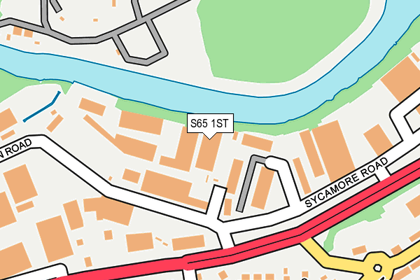 S65 1ST map - OS OpenMap – Local (Ordnance Survey)