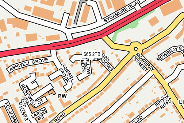 S65 2TB map - OS OpenMap – Local (Ordnance Survey)