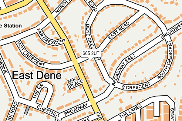 S65 2UT map - OS OpenMap – Local (Ordnance Survey)