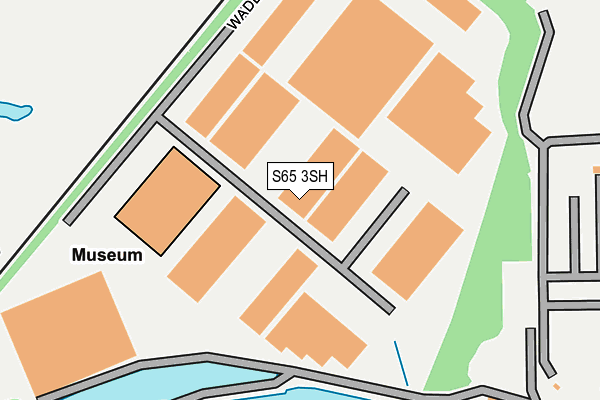 S65 3SH map - OS OpenMap – Local (Ordnance Survey)