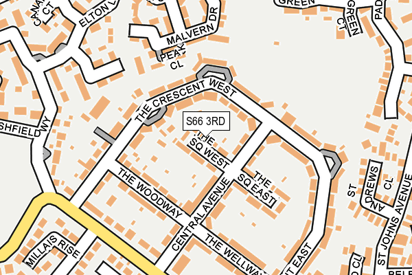 S66 3RD map - OS OpenMap – Local (Ordnance Survey)