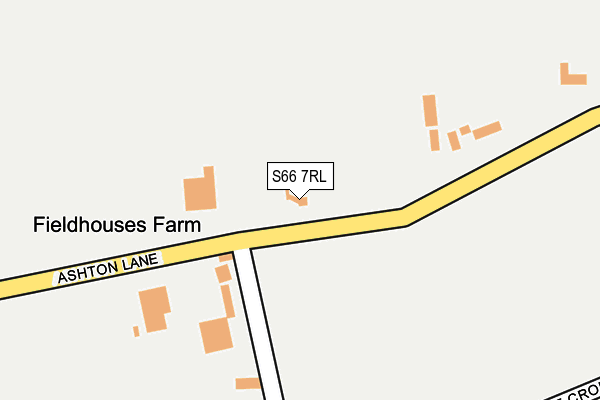 S66 7RL map - OS OpenMap – Local (Ordnance Survey)