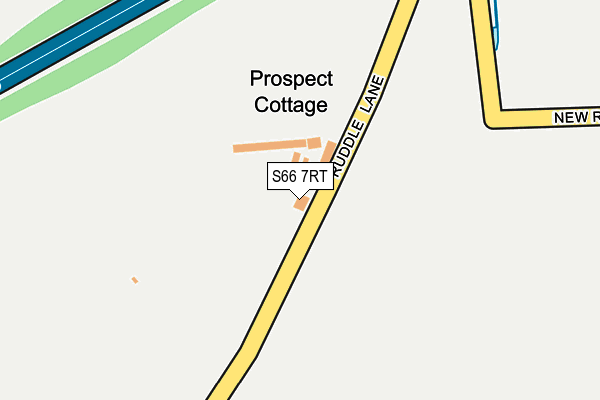 S66 7RT map - OS OpenMap – Local (Ordnance Survey)