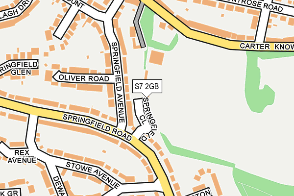 S7 2GB map - OS OpenMap – Local (Ordnance Survey)