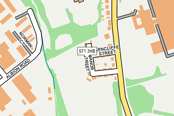S71 3HB map - OS OpenMap – Local (Ordnance Survey)