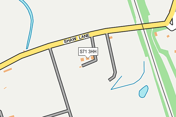 S71 3HH map - OS OpenMap – Local (Ordnance Survey)