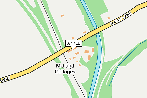 S71 4EE map - OS OpenMap – Local (Ordnance Survey)