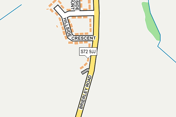 S72 9JJ map - OS OpenMap – Local (Ordnance Survey)