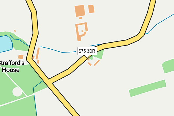 S75 3DR map - OS OpenMap – Local (Ordnance Survey)
