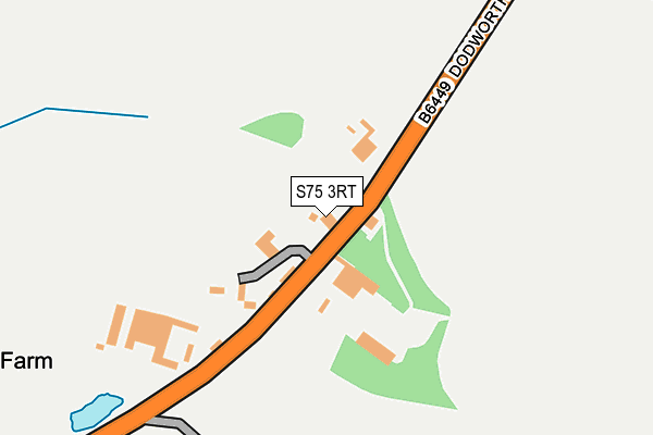 S75 3RT map - OS OpenMap – Local (Ordnance Survey)