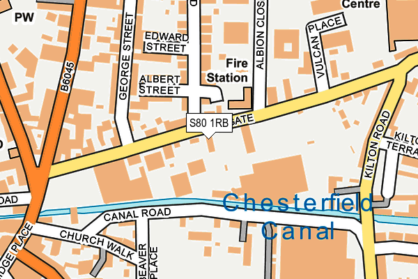 S80 1RB map - OS OpenMap – Local (Ordnance Survey)