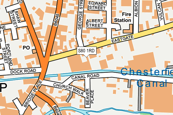 S80 1RD map - OS OpenMap – Local (Ordnance Survey)