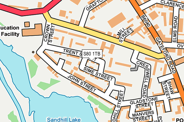 S80 1TB map - OS OpenMap – Local (Ordnance Survey)