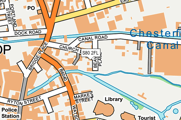 S80 2FL map - OS OpenMap – Local (Ordnance Survey)
