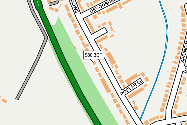 S80 3DF map - OS OpenMap – Local (Ordnance Survey)