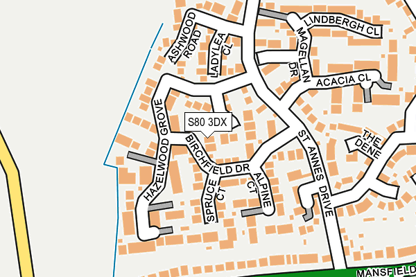 S80 3DX map - OS OpenMap – Local (Ordnance Survey)