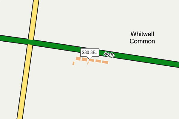 S80 3EJ map - OS OpenMap – Local (Ordnance Survey)