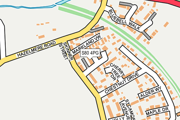 S80 4PG map - OS OpenMap – Local (Ordnance Survey)