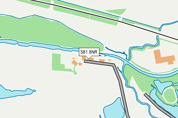 S81 8NR map - OS OpenMap – Local (Ordnance Survey)