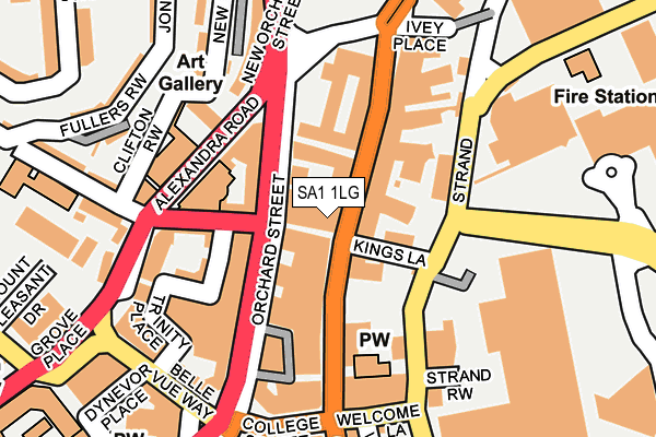 Map of VOLCANO TRADING COMPANY LTD at local scale