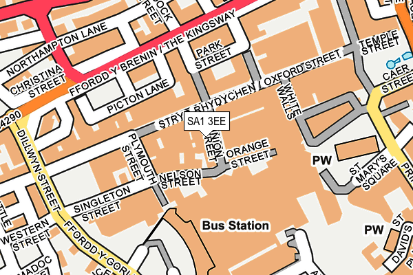 SA1 3EE map - OS OpenMap – Local (Ordnance Survey)