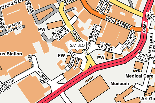 SA1 3LQ map - OS OpenMap – Local (Ordnance Survey)