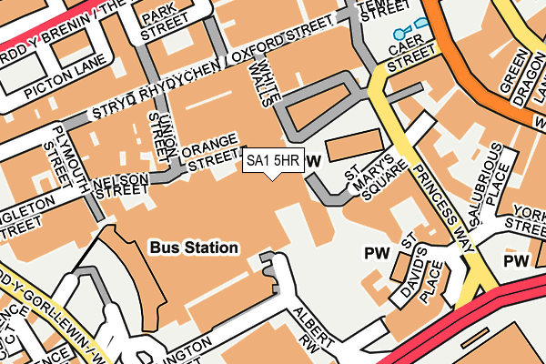 SA1 5HR map - OS OpenMap – Local (Ordnance Survey)