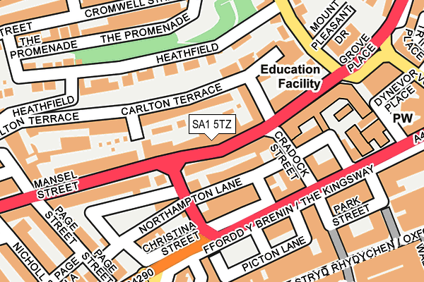 Map of TIFA ONE CIC at local scale