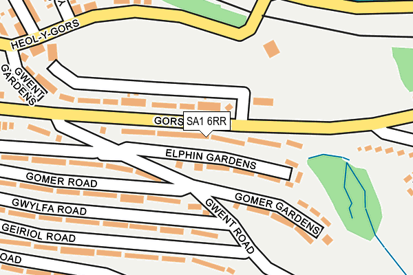 SA1 6RR map - OS OpenMap – Local (Ordnance Survey)