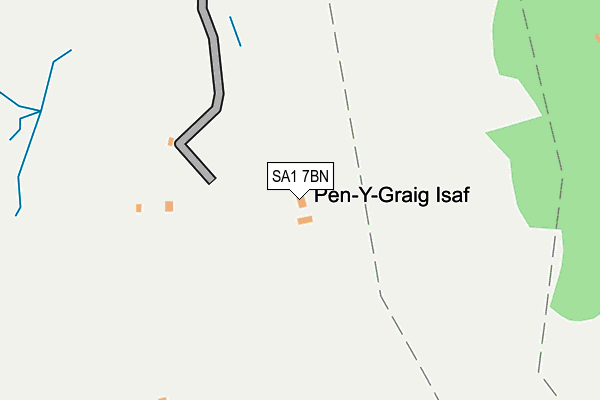 SA1 7BN map - OS OpenMap – Local (Ordnance Survey)
