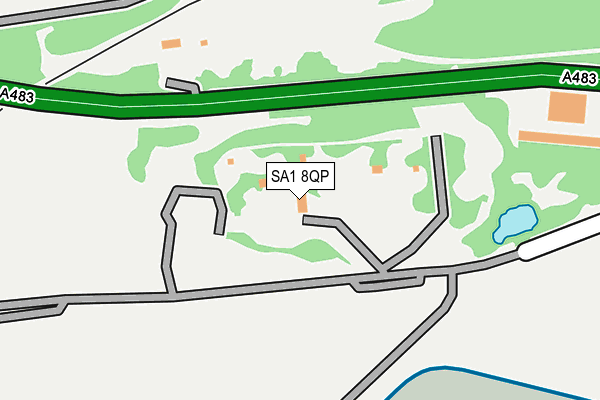 SA1 8QP map - OS OpenMap – Local (Ordnance Survey)
