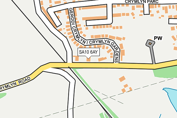 Map of CAER HENDY GARDENS LIMITED at local scale