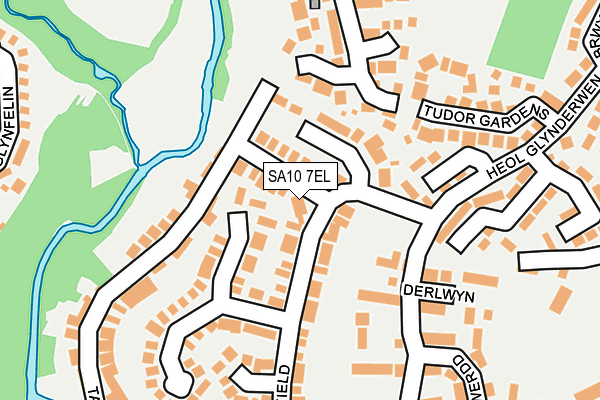 SA10 7EL map - OS OpenMap – Local (Ordnance Survey)