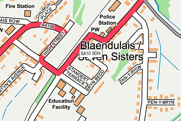 Map of SEVEN SISTERS STORES LTD at local scale