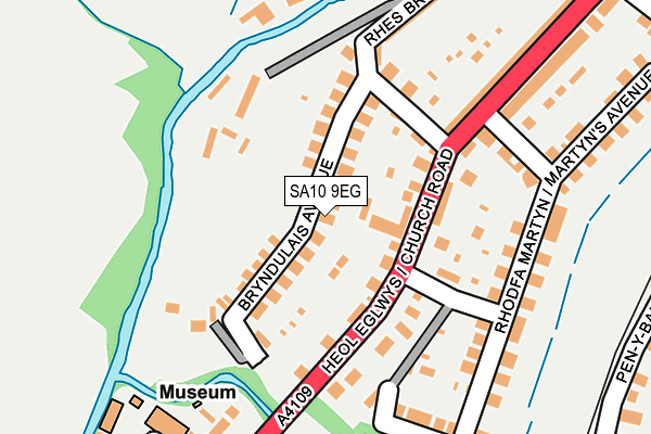 SA10 9EG map - OS OpenMap – Local (Ordnance Survey)