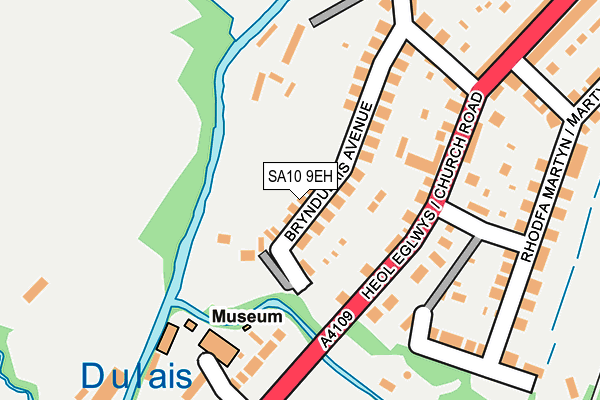 SA10 9EH map - OS OpenMap – Local (Ordnance Survey)