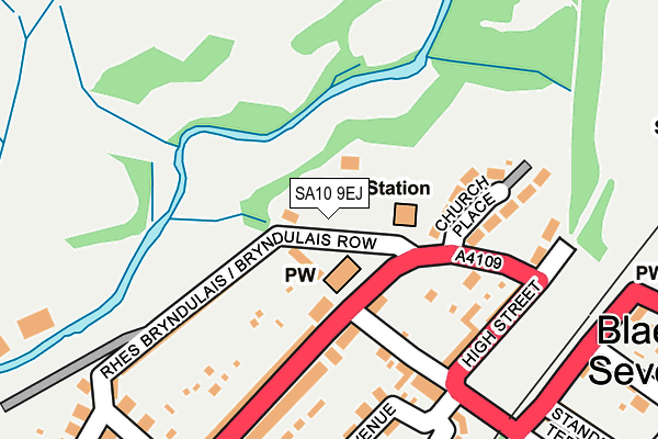 SA10 9EJ map - OS OpenMap – Local (Ordnance Survey)