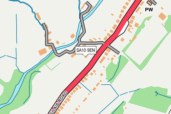 SA10 9EN map - OS OpenMap – Local (Ordnance Survey)