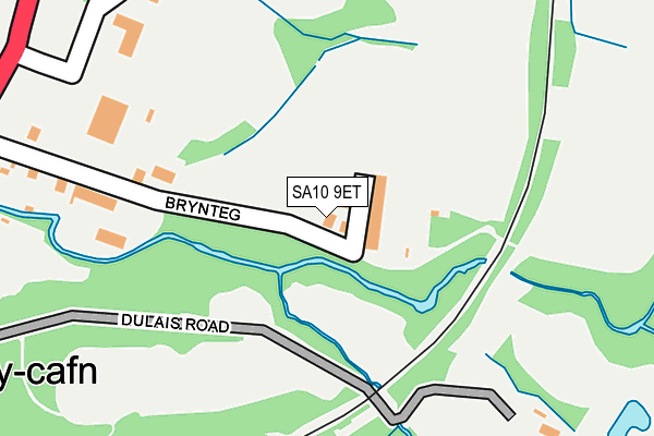 SA10 9ET map - OS OpenMap – Local (Ordnance Survey)