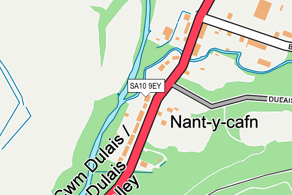 SA10 9EY map - OS OpenMap – Local (Ordnance Survey)