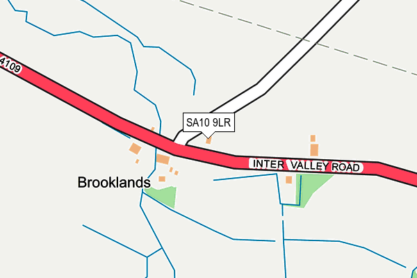 SA10 9LR map - OS OpenMap – Local (Ordnance Survey)