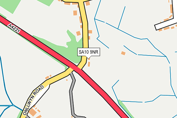 SA10 9NR map - OS OpenMap – Local (Ordnance Survey)