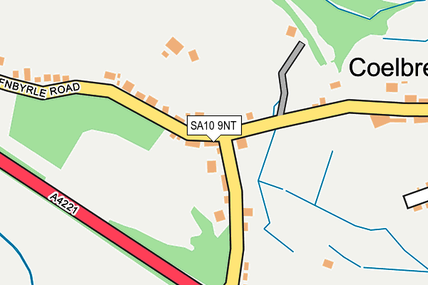 SA10 9NT map - OS OpenMap – Local (Ordnance Survey)