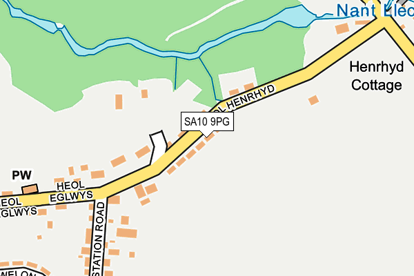 SA10 9PG map - OS OpenMap – Local (Ordnance Survey)