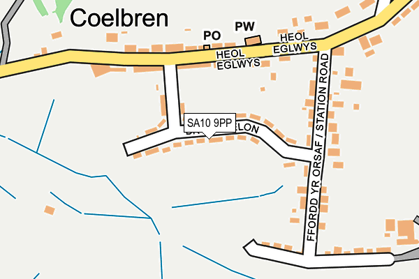SA10 9PP map - OS OpenMap – Local (Ordnance Survey)