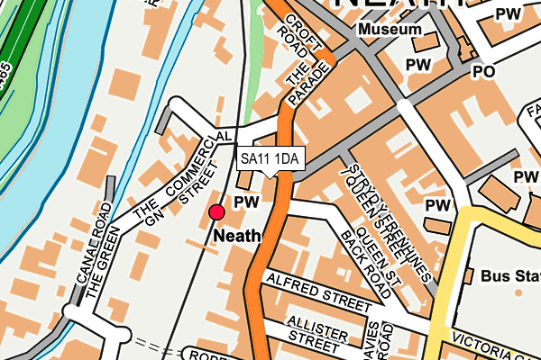 Map of NEATH EATOUT LTD at local scale
