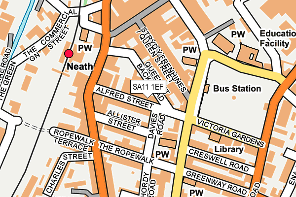 Map of TRIPLE R (NEATH) LTD at local scale