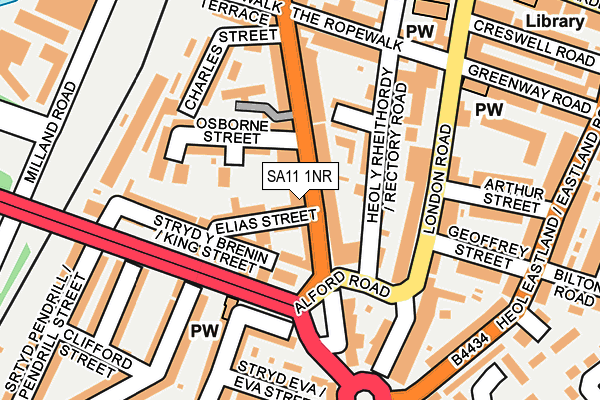 Map of NEATH HARDWARE LIMITED at local scale