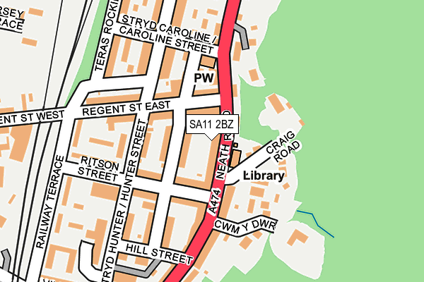 Map of BOOZE EXPRESS NEATH LIMITED at local scale